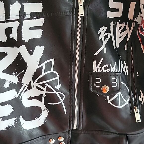 Balenciaga style Biker jacket unisex - Picture 7 of 8